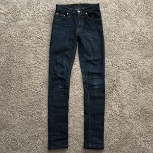 Nudie Jeans Blue Skinny Fit Denim